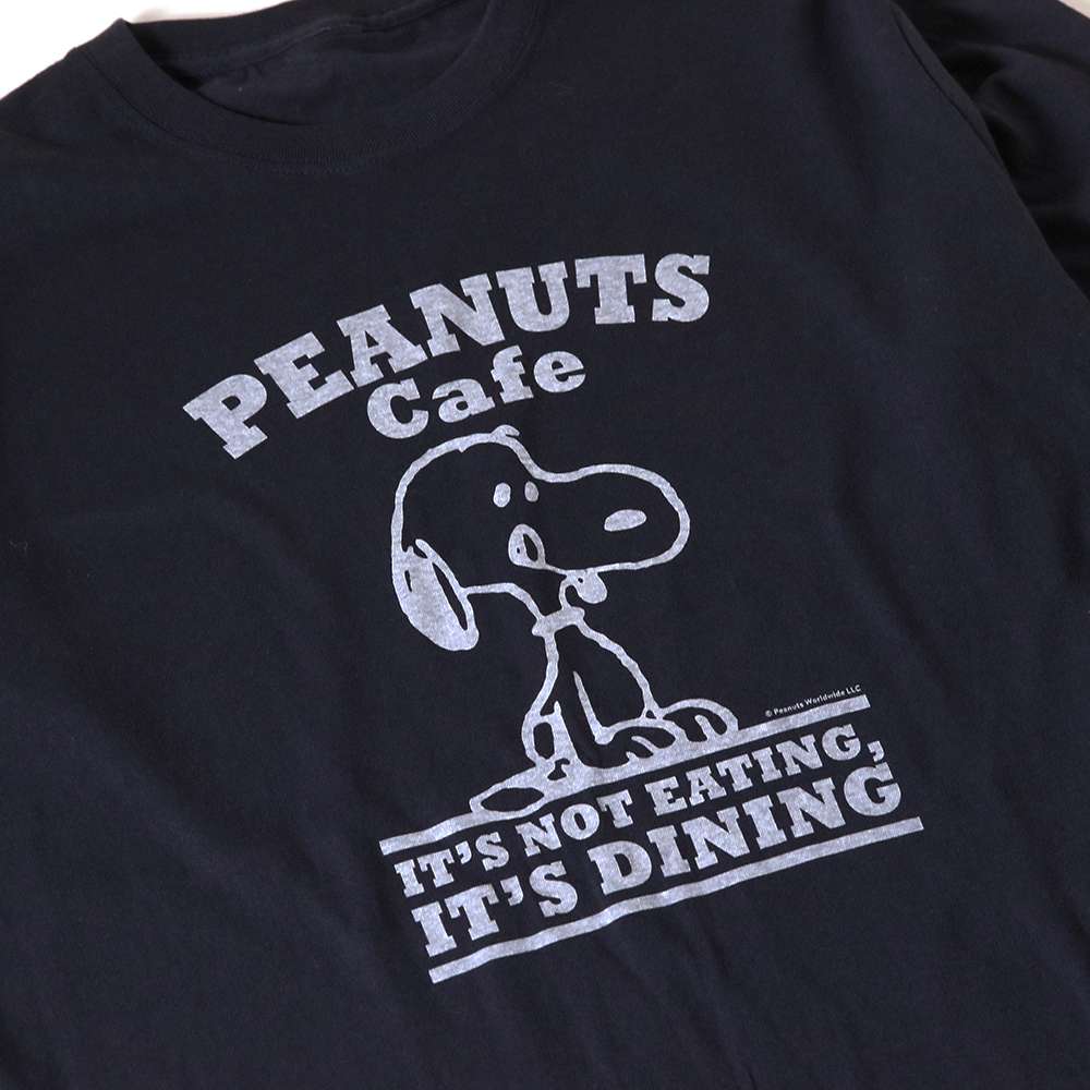 ロングスリーブTシャツ ロゴ ネイビー