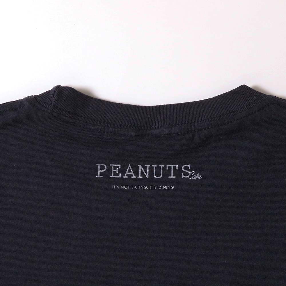 ロングスリーブTシャツ ロゴ ネイビー