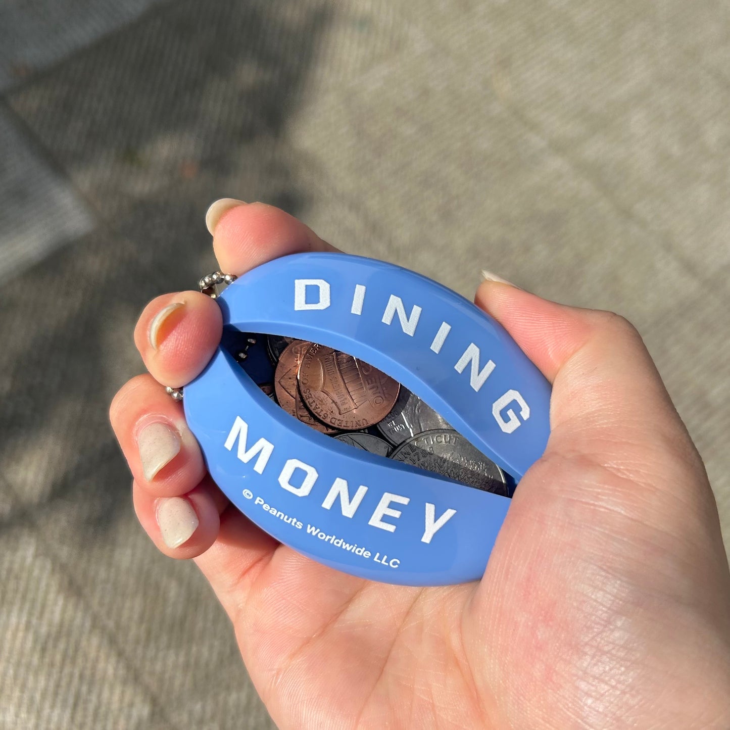 ラバーコインケース ブルー