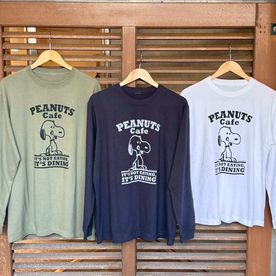 ロングスリーブTシャツ ロゴ オリーブ