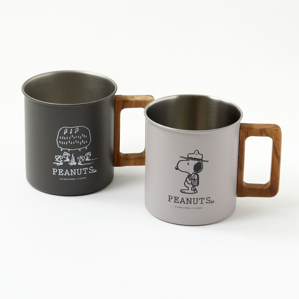 ビーグル・スカウト ウッドハンドルマグ グレー