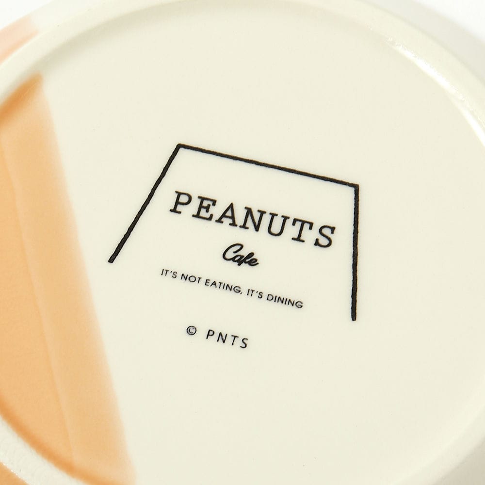 PEANUTS Cafe テーブルウェア ツートーンシリーズ プレートS オレンジ
