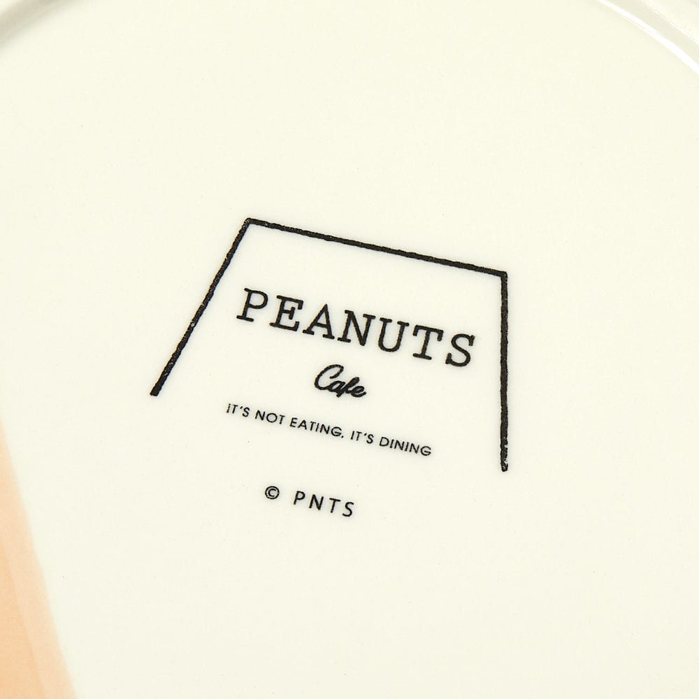 PEANUTS Cafe テーブルウェア ツートーンシリーズ プレートM オレンジ