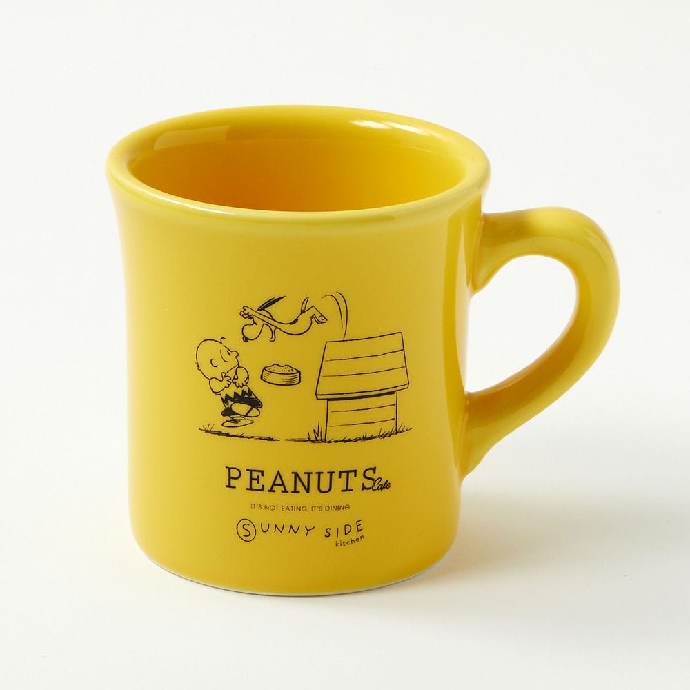 PEANUTS Cafe SSK ROOMマグ イエロー