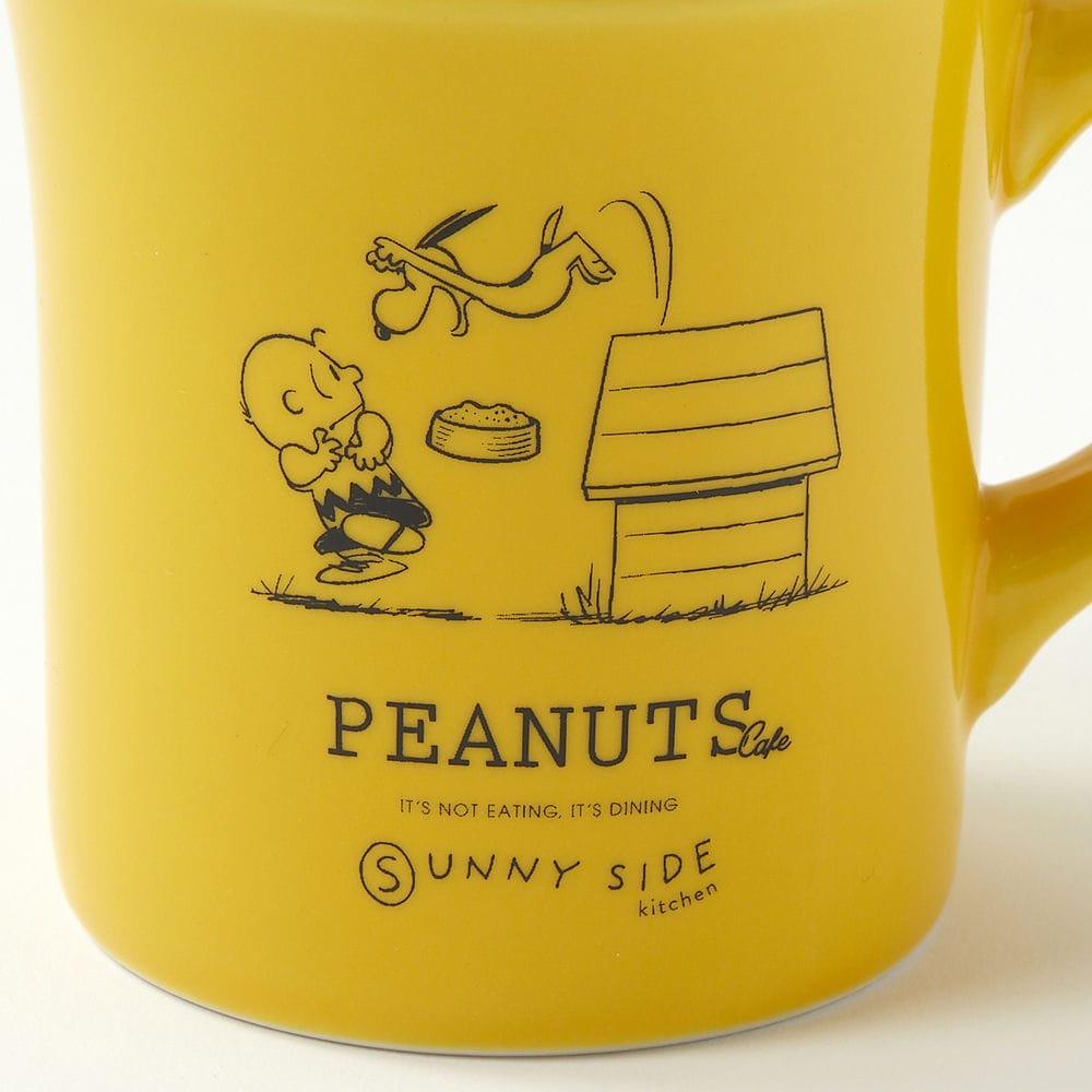 PEANUTS Cafe SSK ROOMマグ イエロー