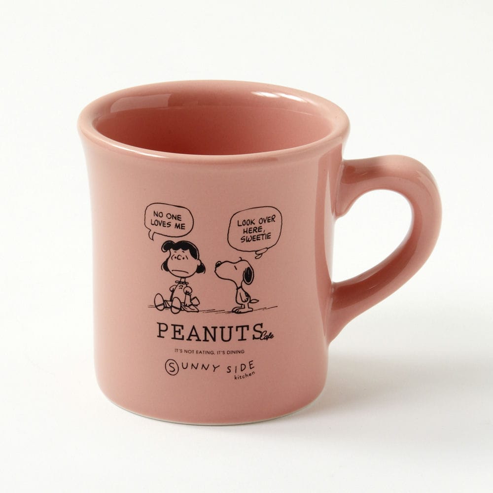 PEANUTS Cafe SSK ROOMマグ ピンク