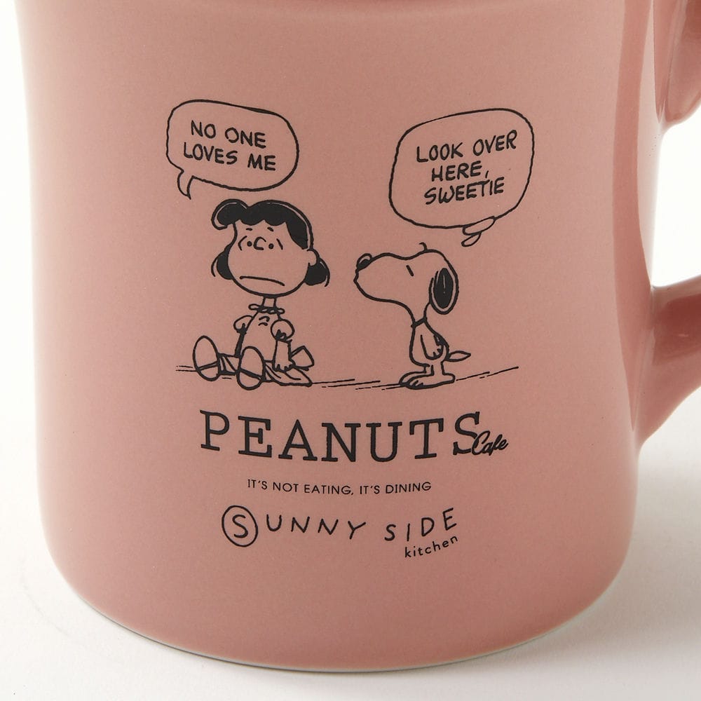 PEANUTS Cafe SSK ROOMマグ ピンク