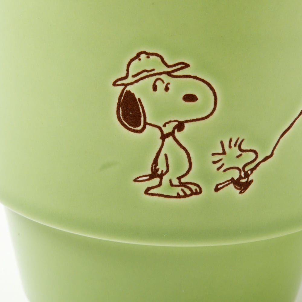PEANUTS Cafe SMT マグカップ グリーン