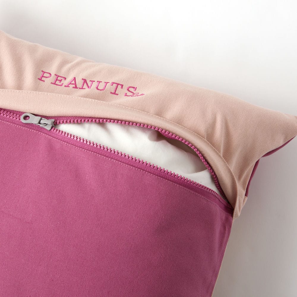 PEANUTS Cafe × FOOD TEXTILE クッションカバー ムラサキキャベツ