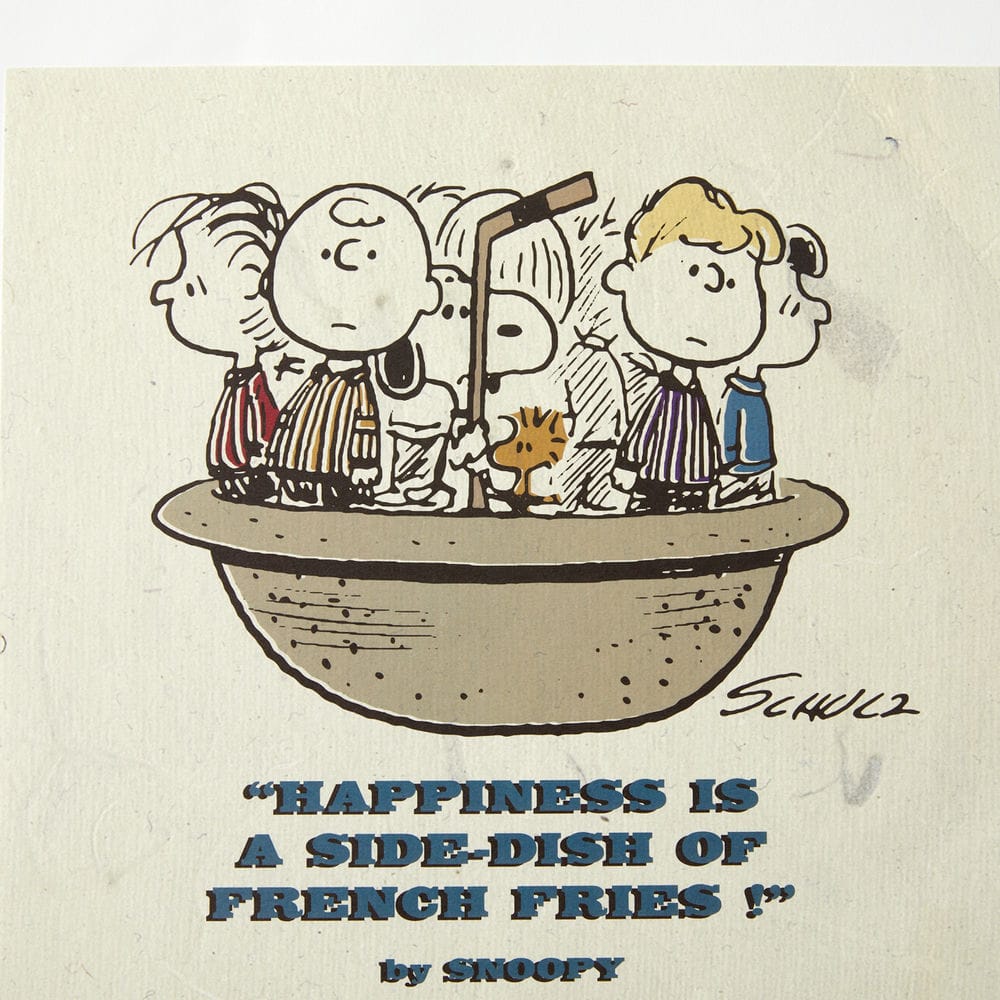 PEANUTS Cafe SSK ROOMポスター ホワイト
