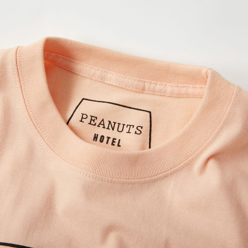 PEANUTS HOTEL Tシャツ アプリコット