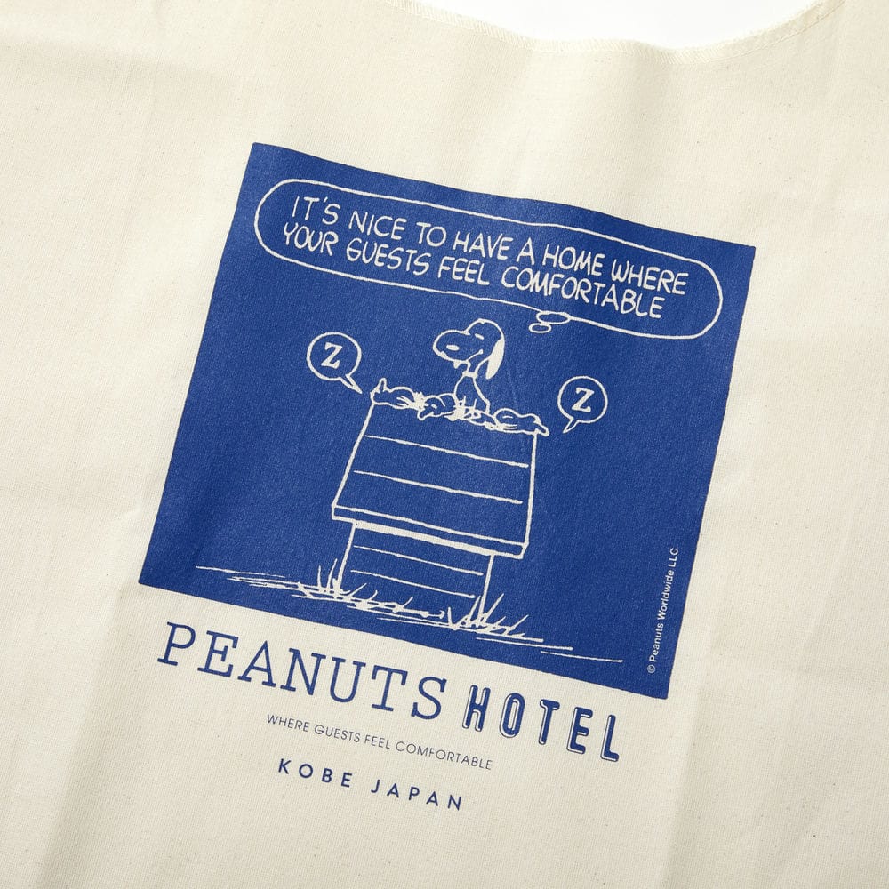 PEANUTS HOTEL マルシェバッグ ナチュラル