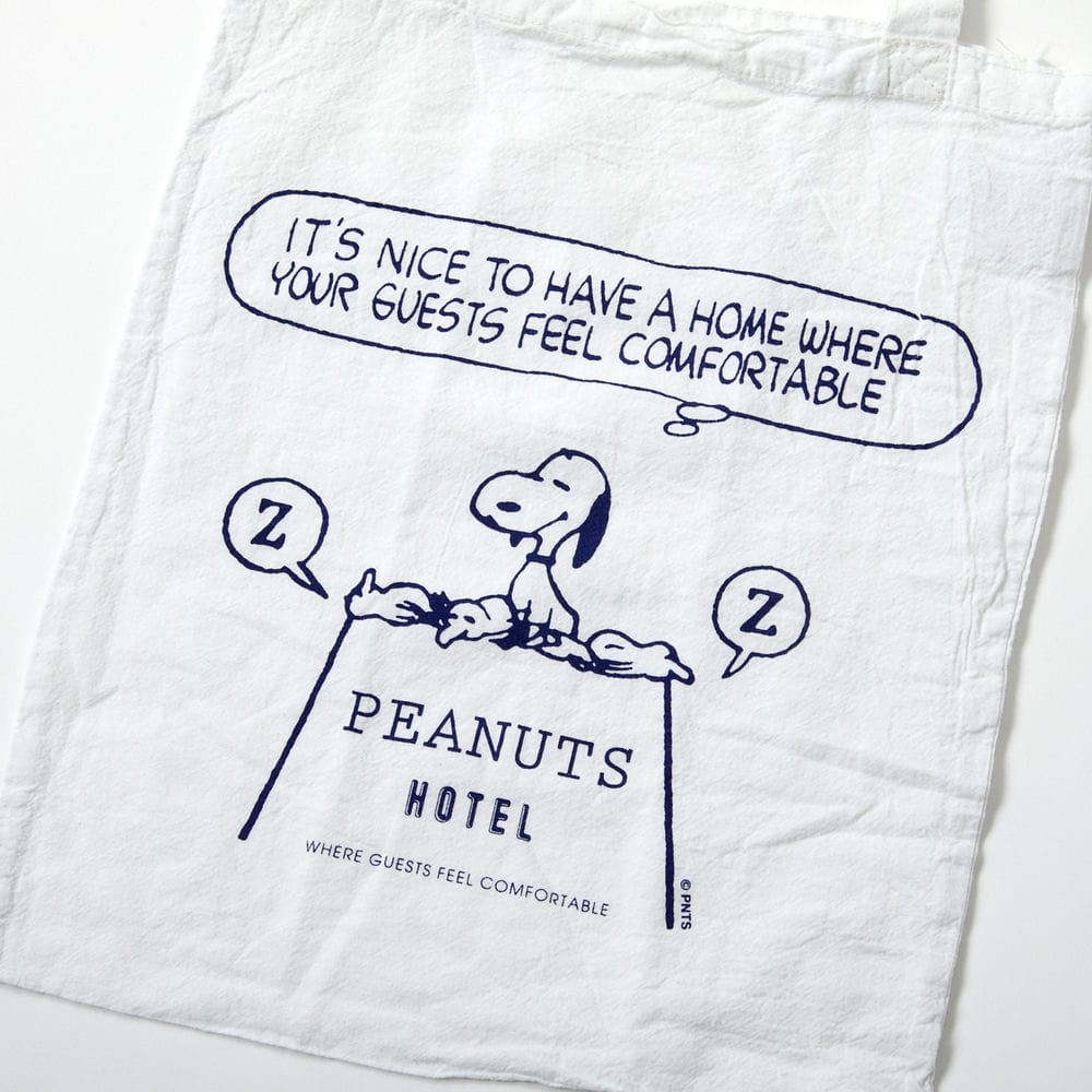 PEANUTS HOTEL エコトート ホワイト_23