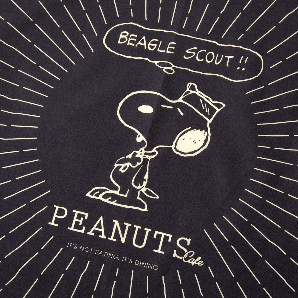 PEANUTS Cafe SMT バンダナ チャコールグレー