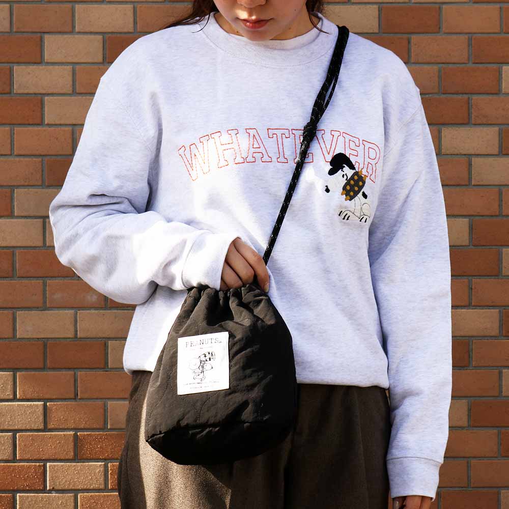 キルティング ポーチ ブラック 24