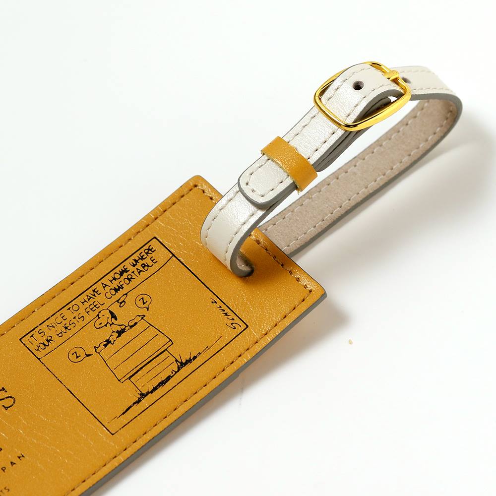 PEANUTS HOTEL レザーラゲッジタグ