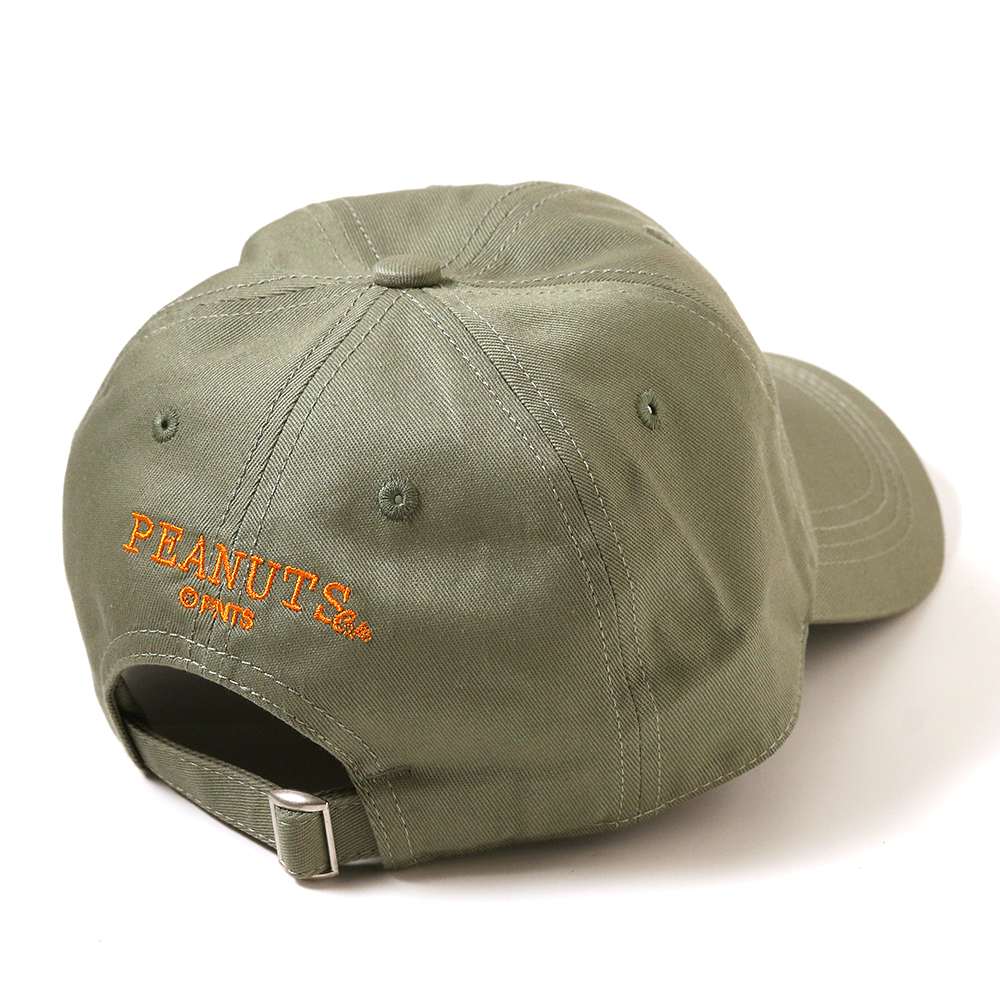 コットンツイルキャップ ロゴ ホライゾングリーン