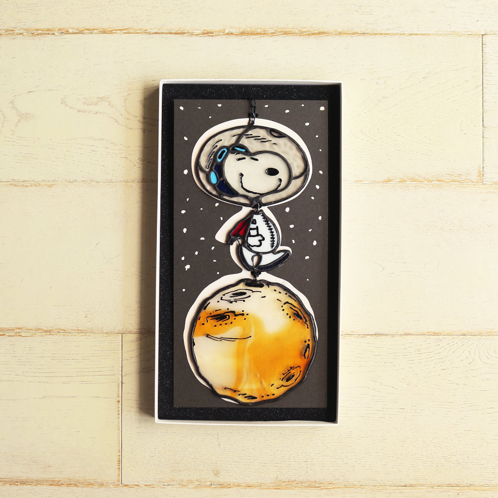 PEANUTS HOTEL ROOM42 tegoto ステンドグラス モビール “THE FIRST BEAGLE ON THE MOON”