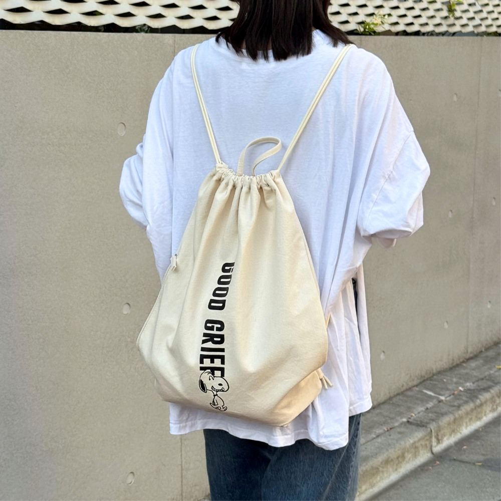 ナップザック GOOD GREF アイボリー – PEANUTS Cafe Online Shop