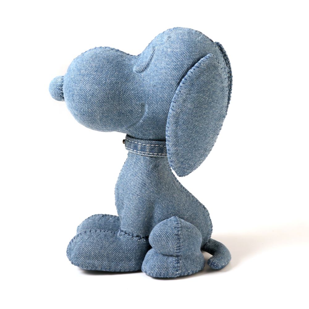 TEXTILE フィギュア スヌーピー ウォッシュドブルー S