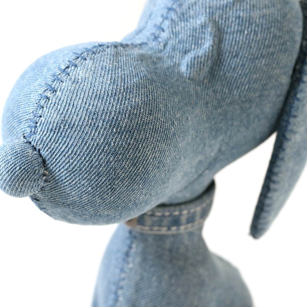 TEXTILE フィギュア スヌーピー ウォッシュドブルー S