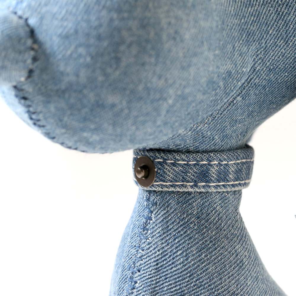 TEXTILE フィギュア スヌーピー ウォッシュドブルー S