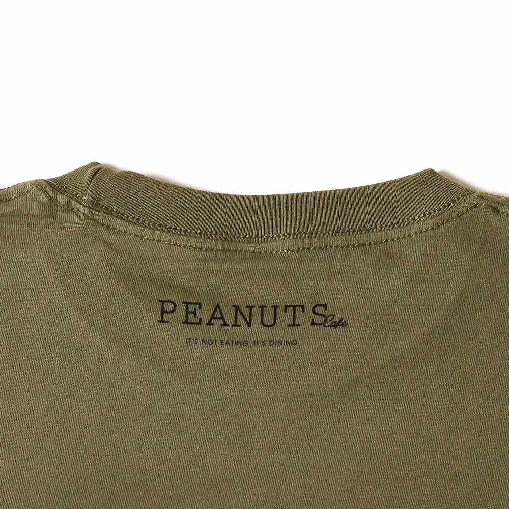 ロングスリーブTシャツ ロゴ オリーブ