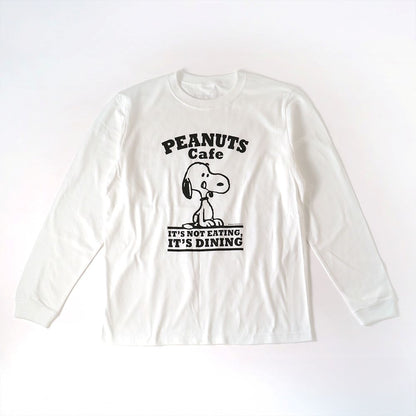 ロングスリーブTシャツ ロゴ ホワイト