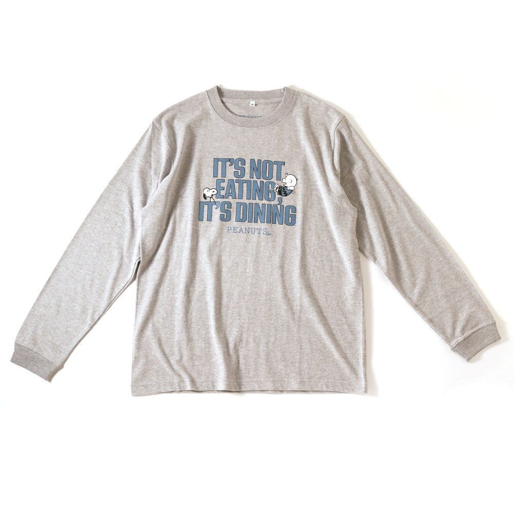 ロングスリーブTシャツ IT'S DINING グレー