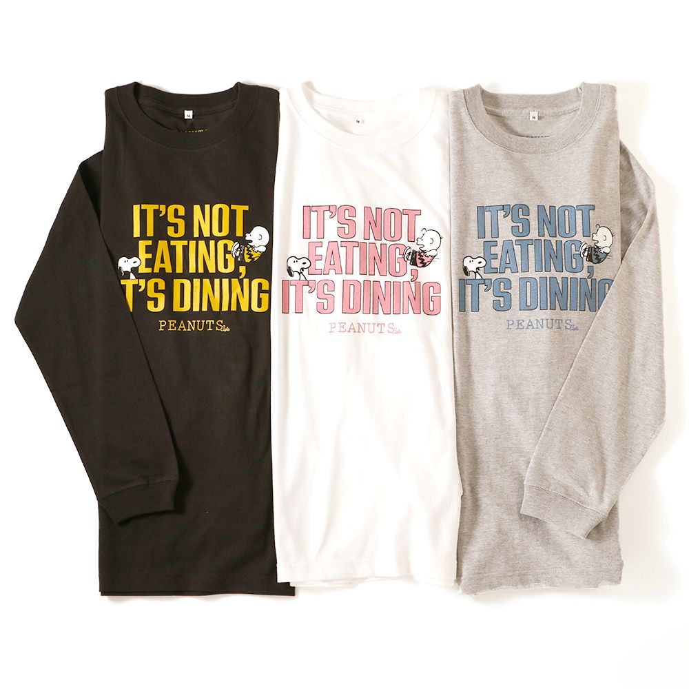 ロングスリーブTシャツ IT'S DINING スミクロ