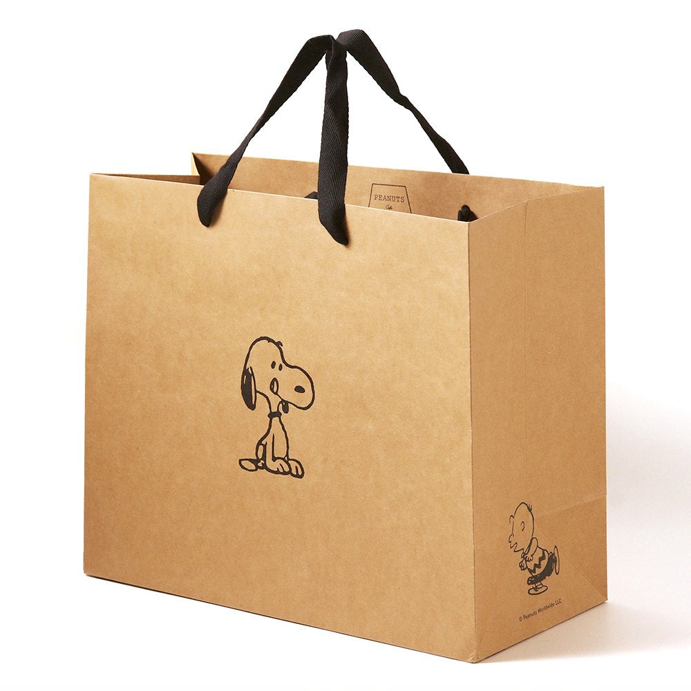 PEANUTS Cafe 紙製ショッピングバッグ02 L