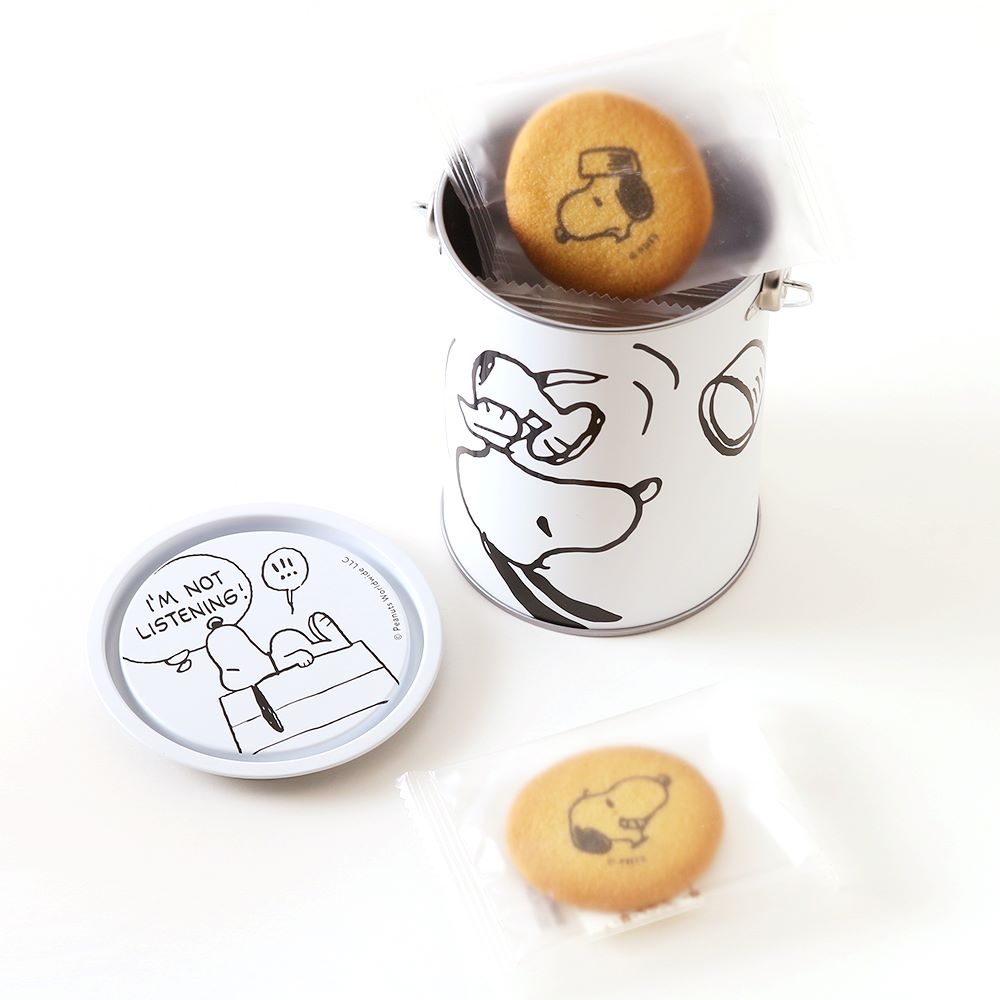 ラングドシャクッキー缶　スヌーピー