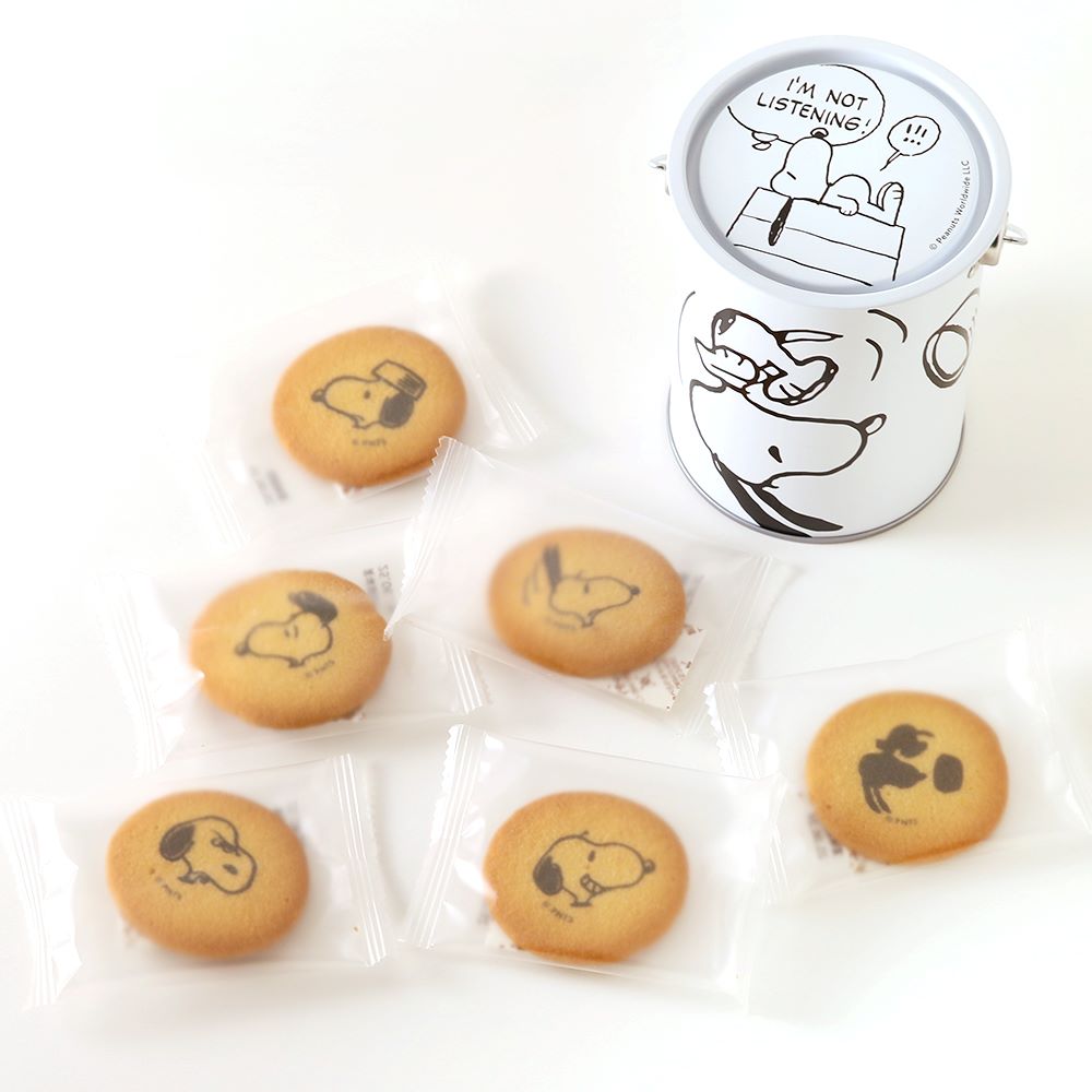 ラングドシャクッキー缶　スヌーピー