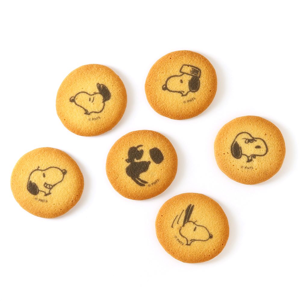 ラングドシャクッキー缶　スヌーピー