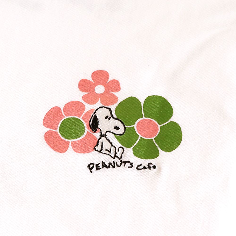 ナチュラルフラワー Tシャツ ホワイト – PEANUTS Cafe Online Shop