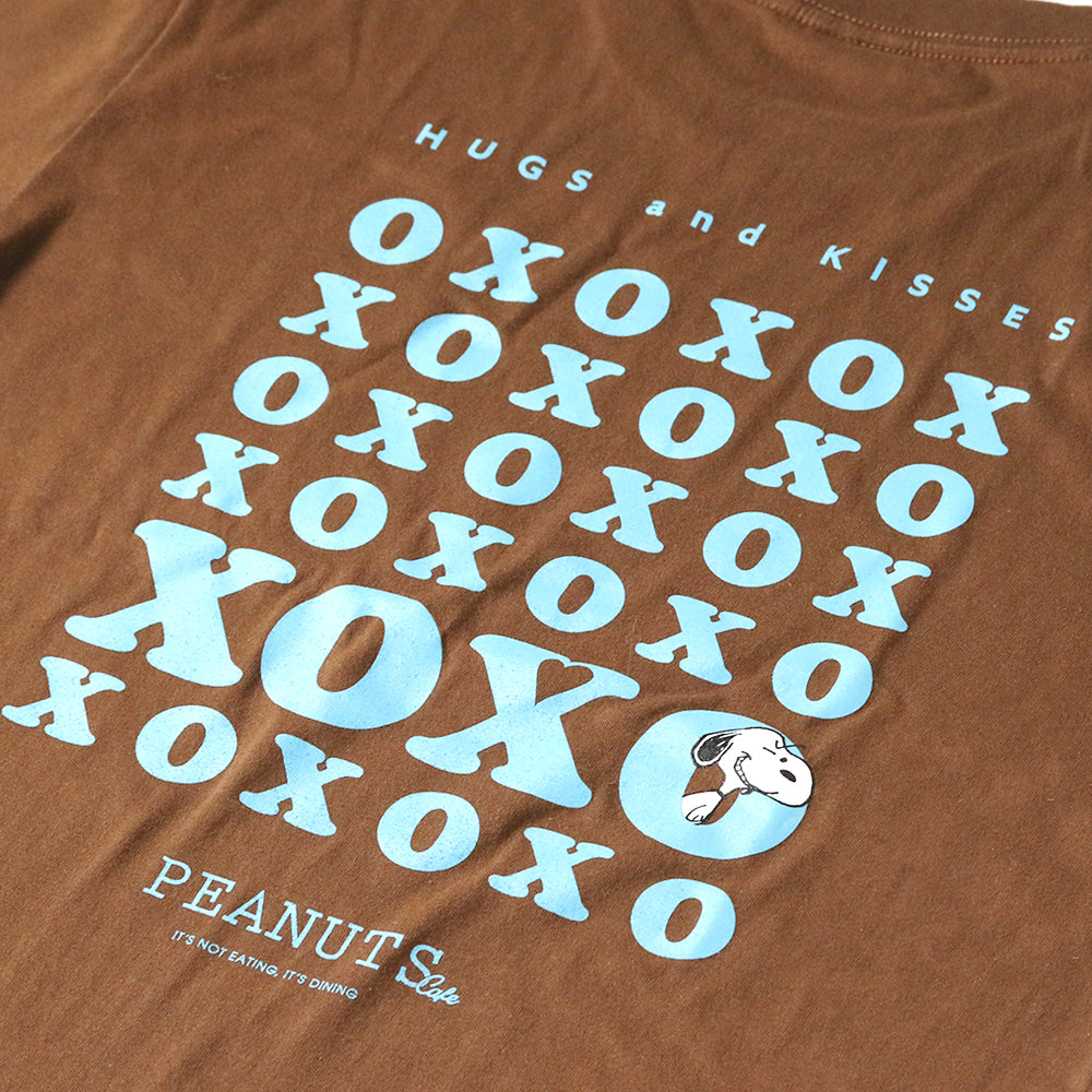 XOXO Tシャツ ブラウン