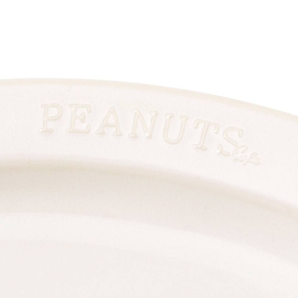 PEANUTS Cafe ラウンドプレートL ホワイト
