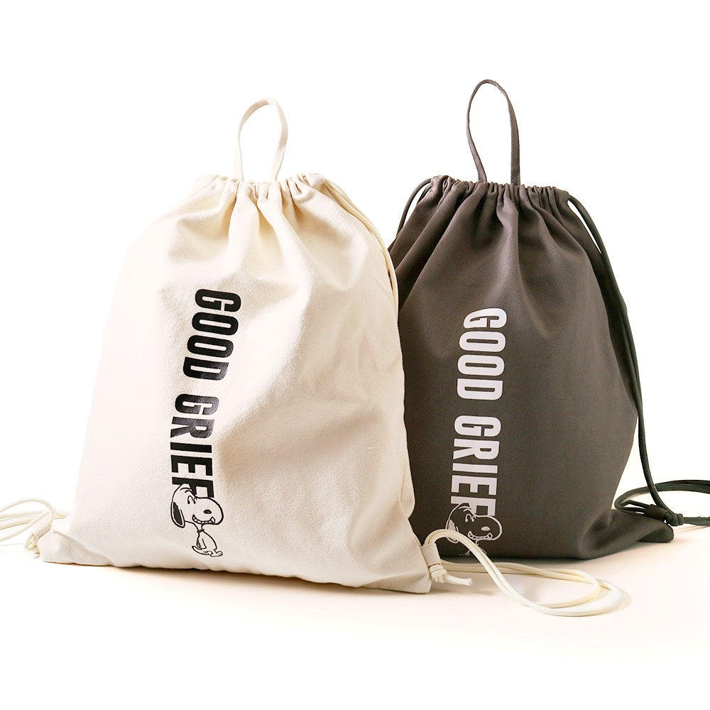 ナップザック GOOD GREF アイボリー – PEANUTS Cafe Online Shop