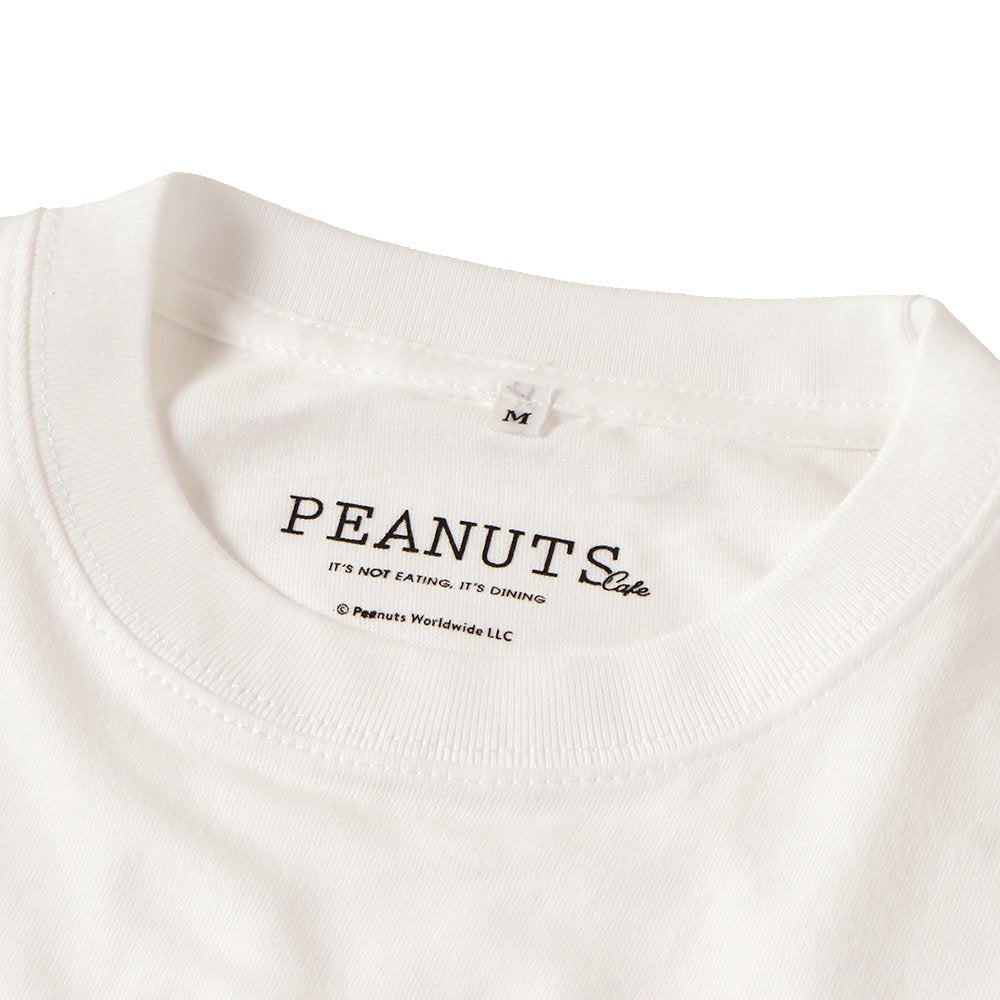 カレッジTシャツ ホワイト – PEANUTS Cafe Online Shop