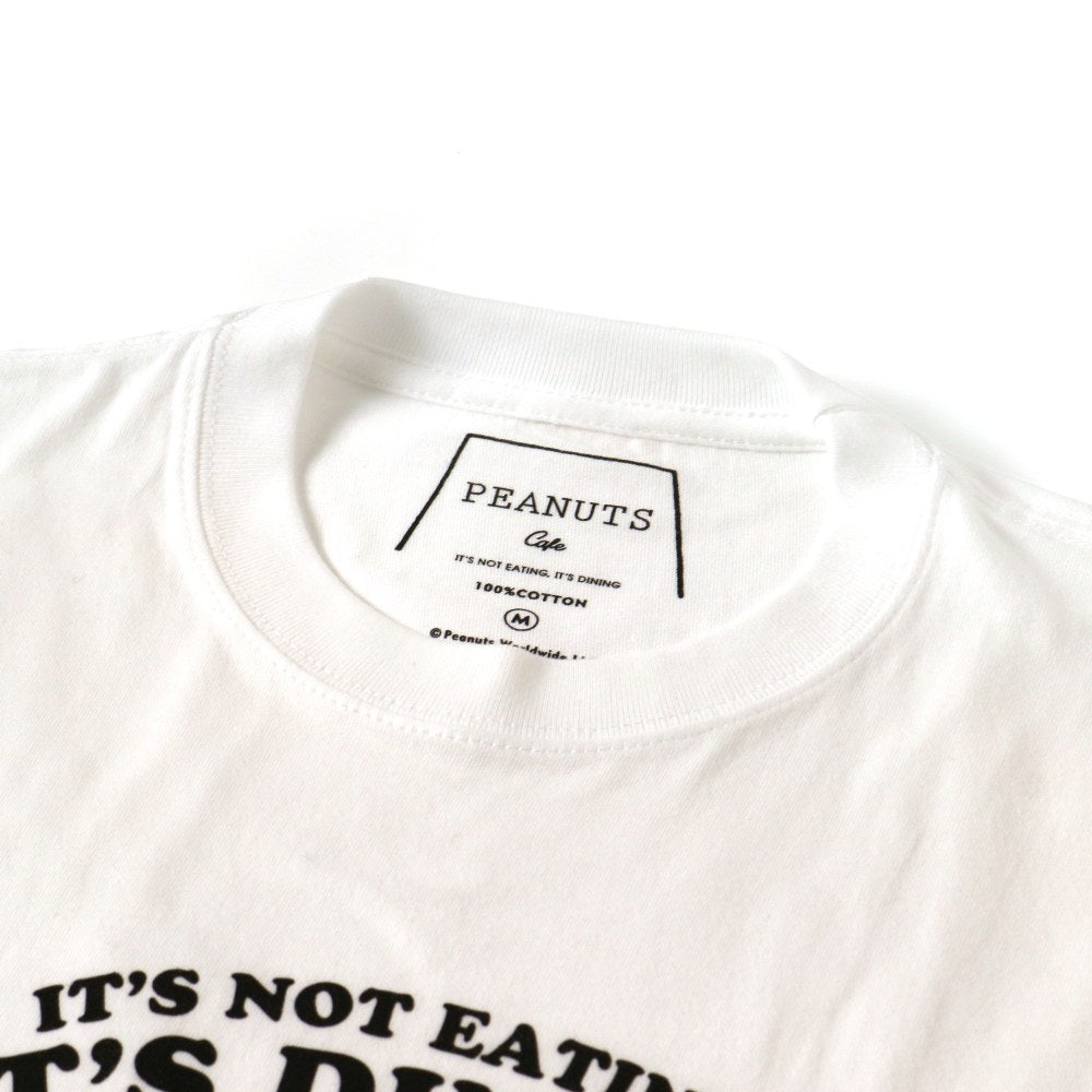 PEANUTS Cafe Tシャツ “DOG DISH” ホワイト 02