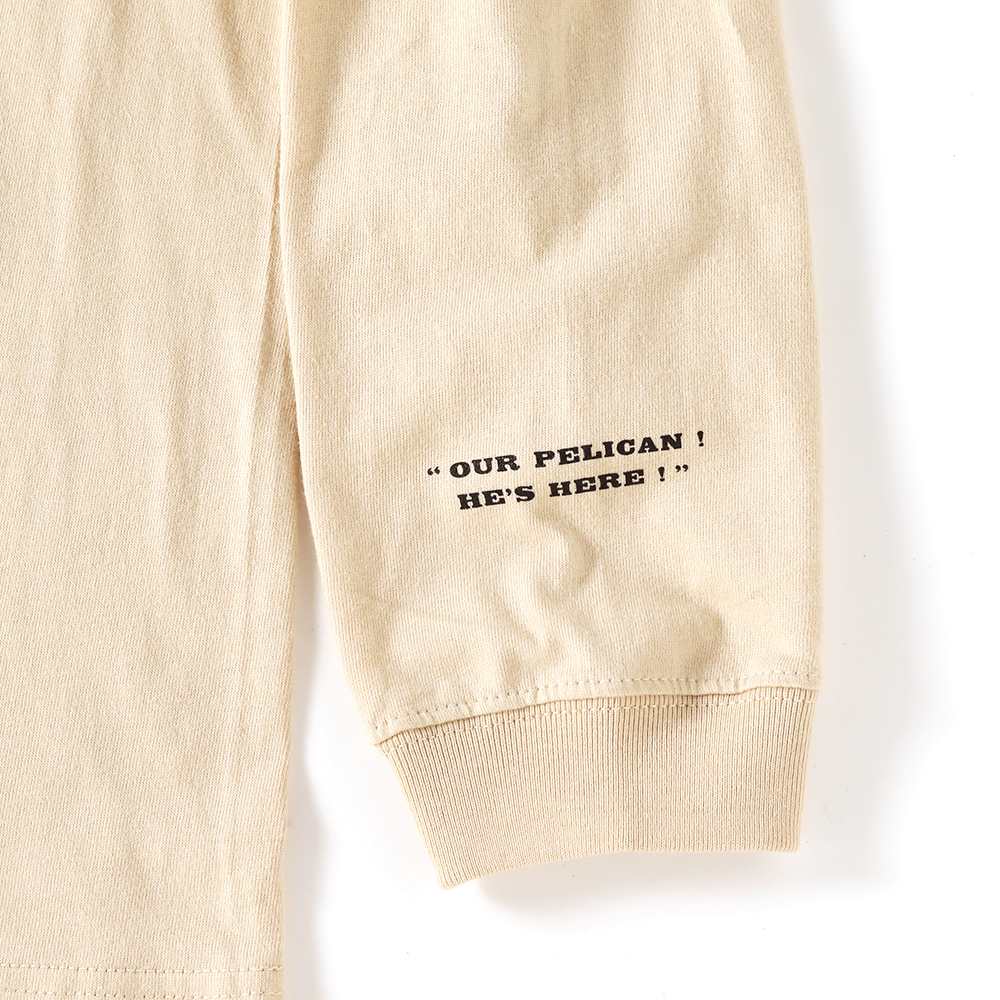 PEANUTS Cafe NGO ペリカンズ ロングスリーブTシャツ ベージュ 02