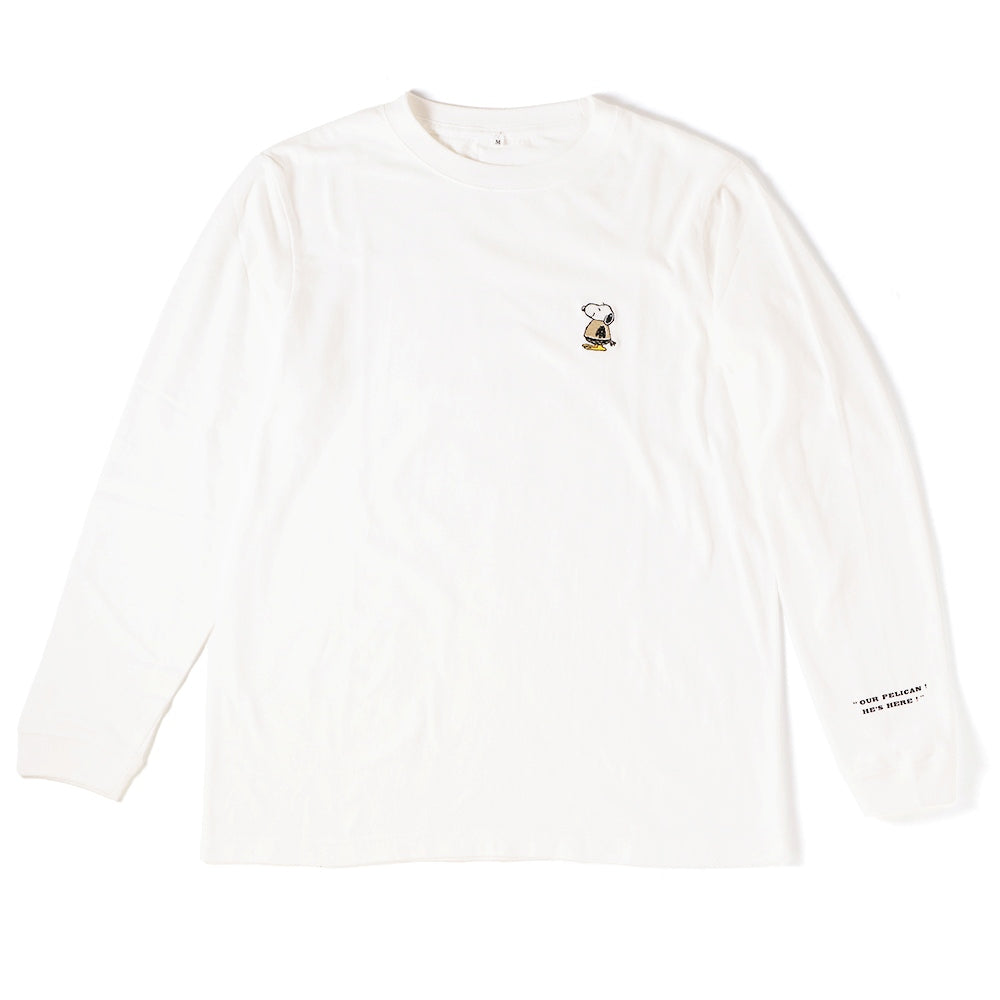 PEANUTS Cafe NGO ペリカンズ ロングスリーブTシャツ ホワイト 02