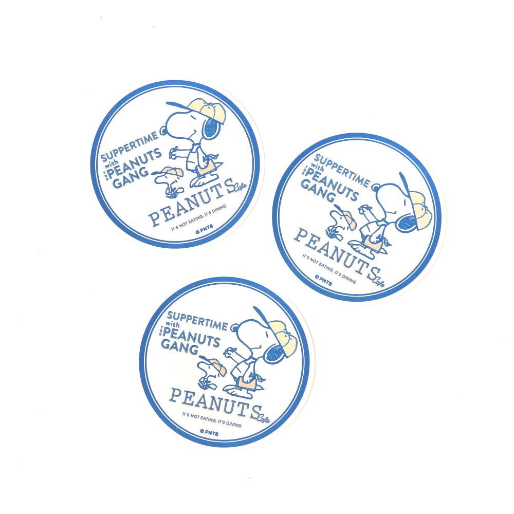 【6/29(月)12:00～先行販売開始】10th anniversary コースター ピーナッツ・ギャング