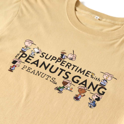 【6/29(月)12:00～先行販売開始】10th anniversary Tシャツ ピーナッツ・ギャング ベージュ
