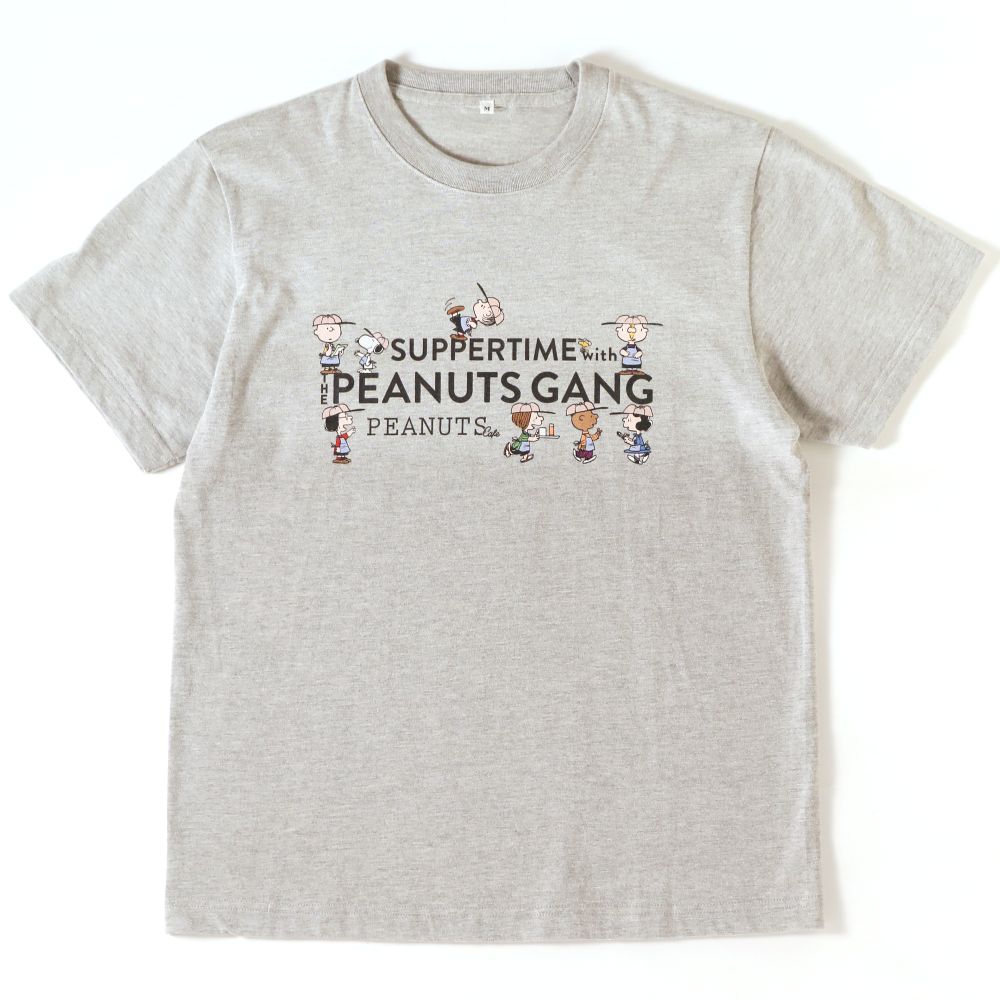 【6/29(月)12:00～先行販売開始】10th anniversary Tシャツ ピーナッツ・ギャング グレー