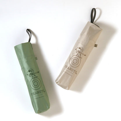 PEANUTS Cafe Umbrella フライングエース ペールグリーン