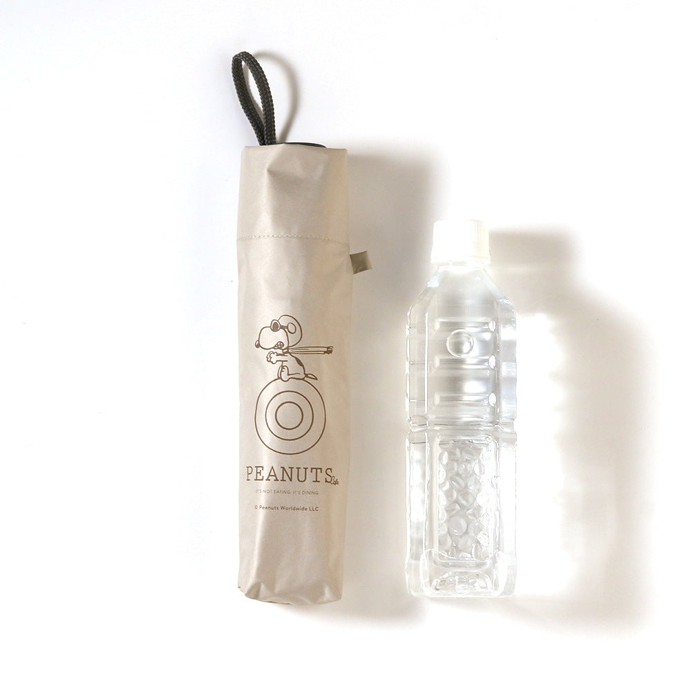 PEANUTS Cafe Umbrella フライングエース ベージュ