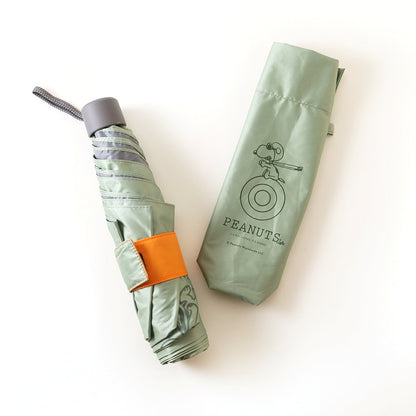 PEANUTS Cafe Umbrella フライングエース ペールグリーン