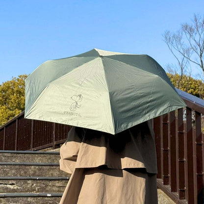 PEANUTS Cafe Umbrella フライングエース ペールグリーン
