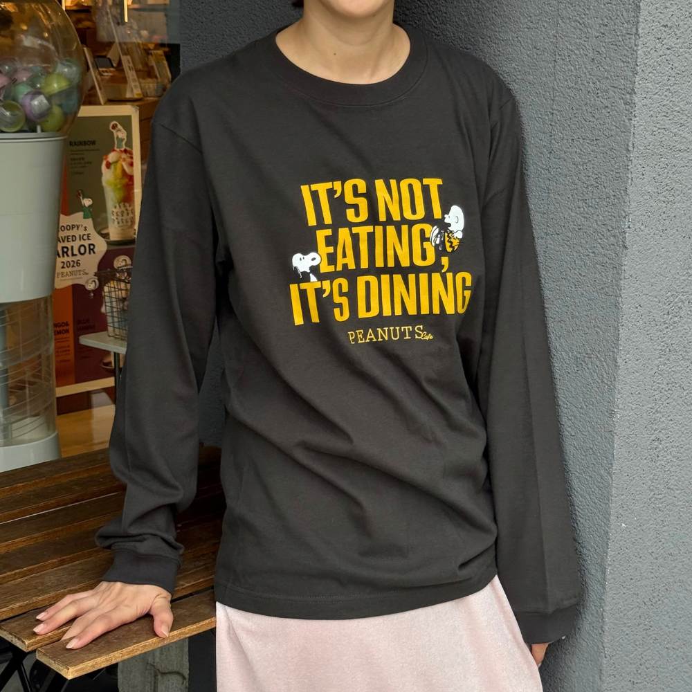 ロングスリーブTシャツ IT'S DINING スミクロ